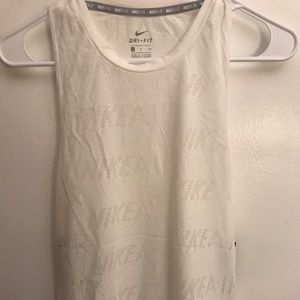 Women’s Nike Air Dri-Fit perforated Running Tank Top CT6955-100 size Small